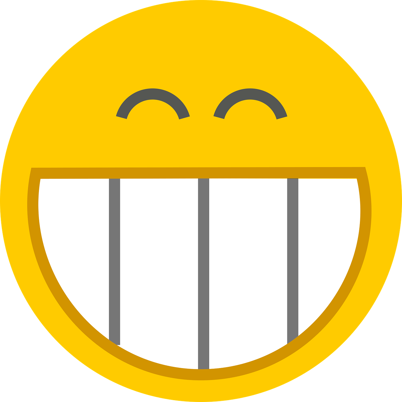 face, grin, icon